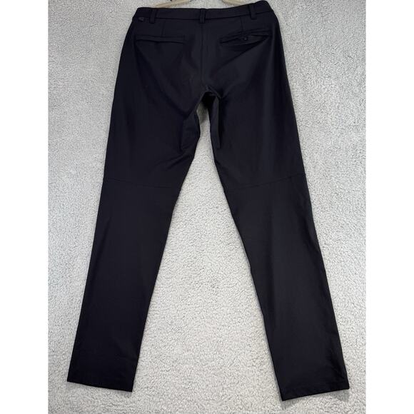 Lululemon Black Commission Classic Fit Warpstreme Stretch Pants Men’s Sz 32x32.5 - Picture 6 of 15